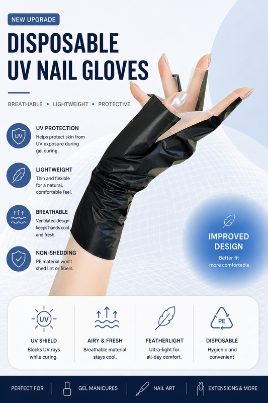 Disposable UV Nail Gloves