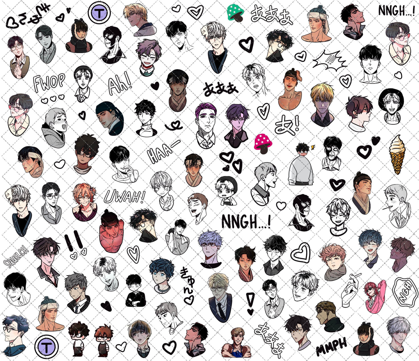BL [Water-Transfer Nail Decals]