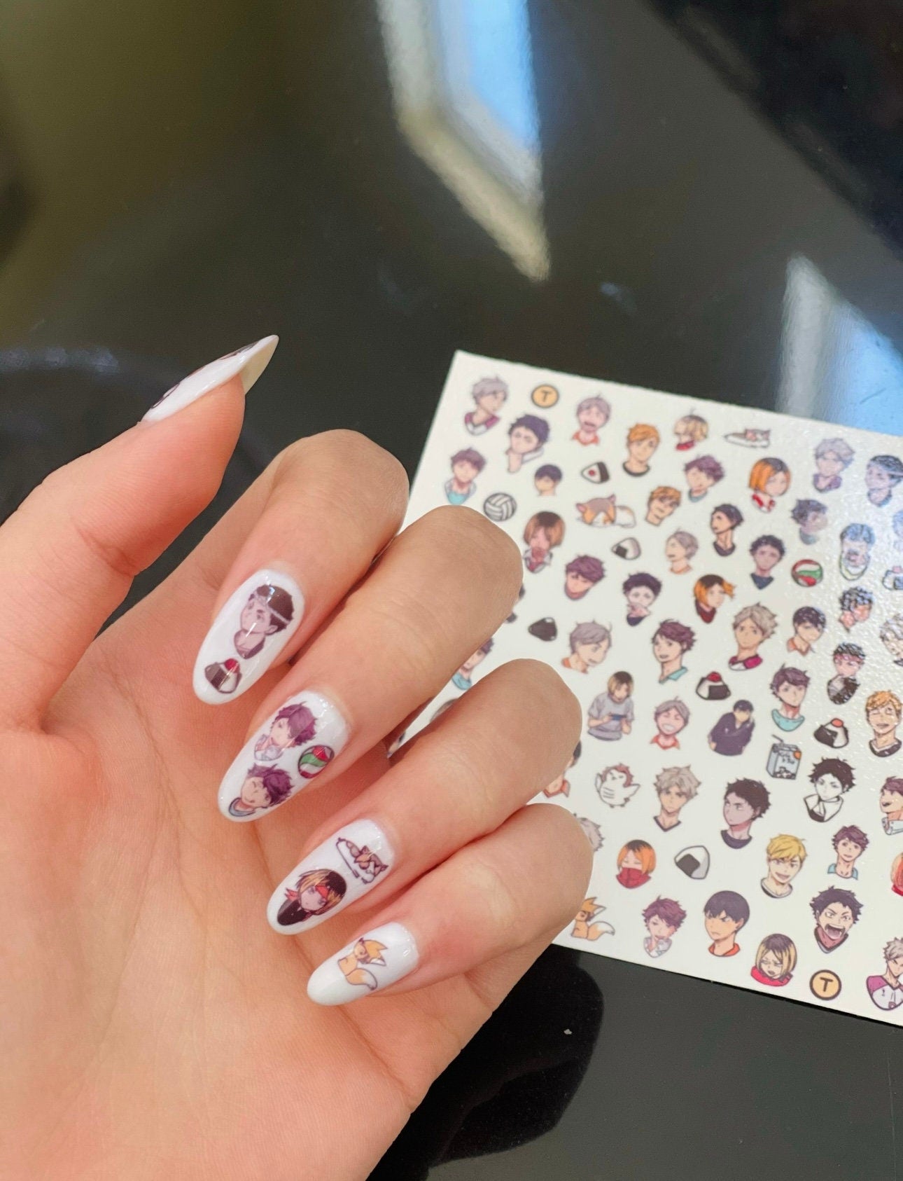 Anime HQ Pretty Setters [Water-Transfer Nail Decals]