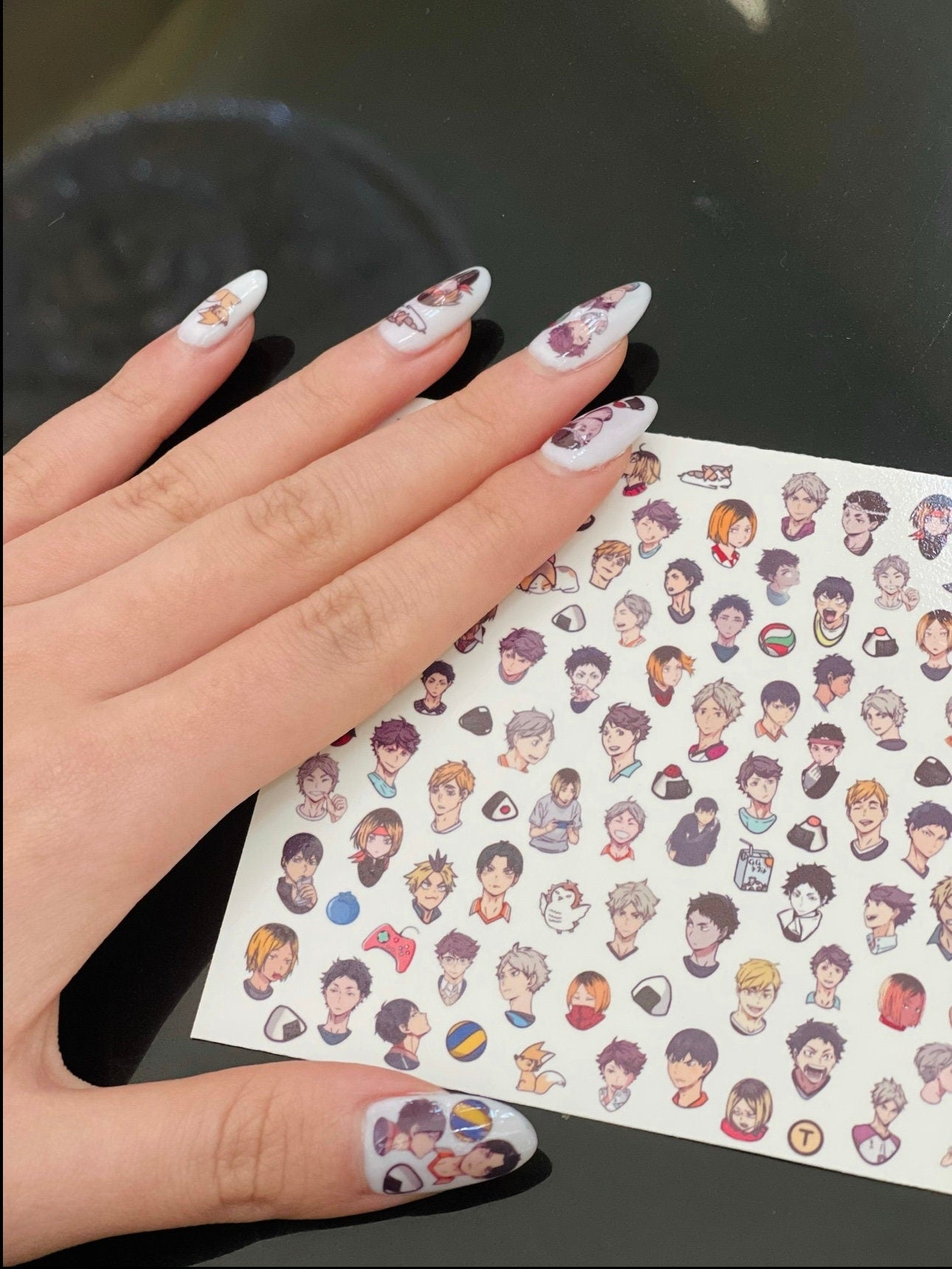 Anime HQ Pretty Setters [Water-Transfer Nail Decals]