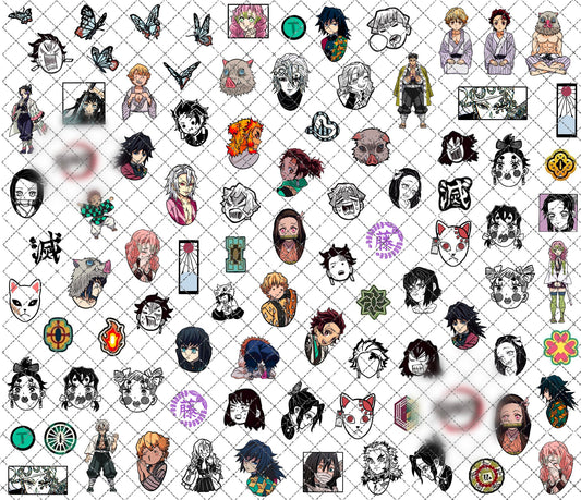 Anime Slayers [Water-Transfer Nail Decals]