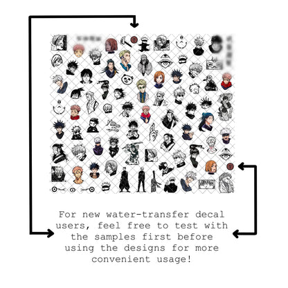 Anime Sorcerers [Water-Transfer Nail Decals]