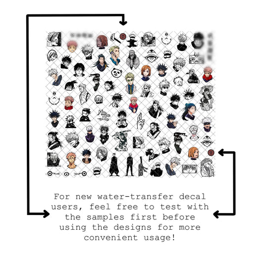 Anime Sorcerers [Water-Transfer Nail Decals]