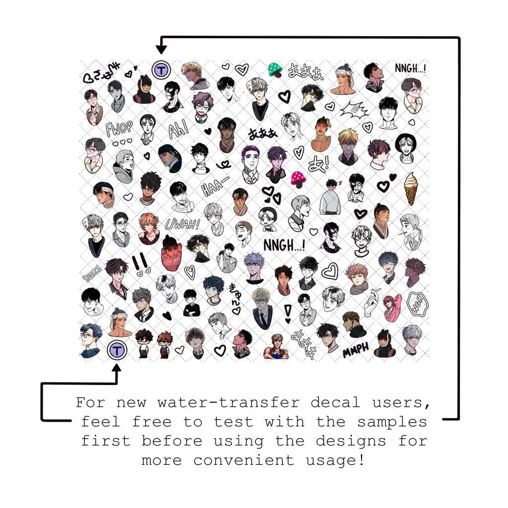 BL [Water-Transfer Nail Decals]