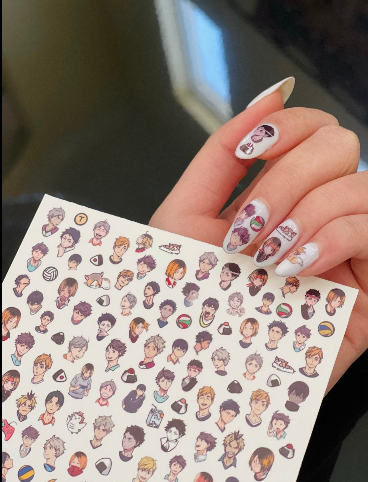 Anime HQ Pretty Setters [Water-Transfer Nail Decals]
