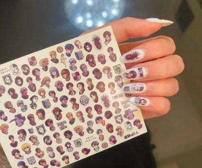 Anime Titans [Water-Transfer Nail Decals]