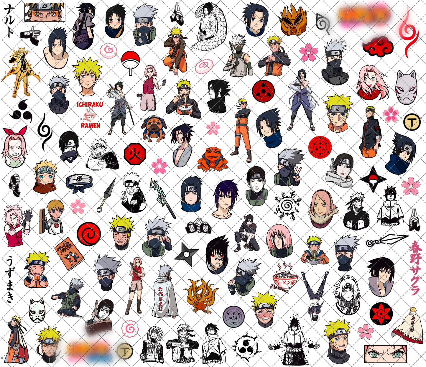 Anime T7 [Water-Transfer Nail Decals]