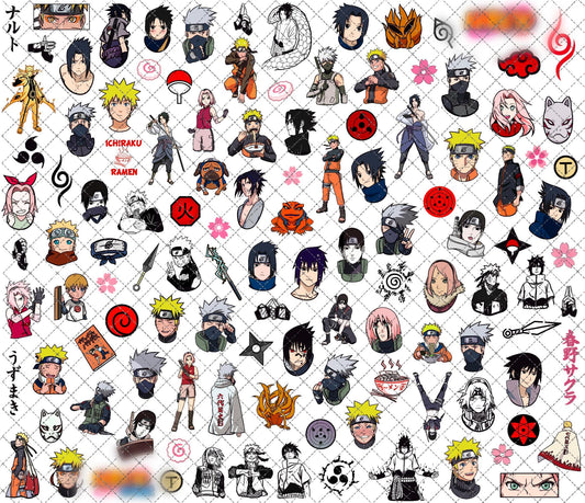 Anime T7 [Water-Transfer Nail Decals]